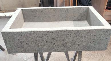 lavandino vasca in pietra naturale