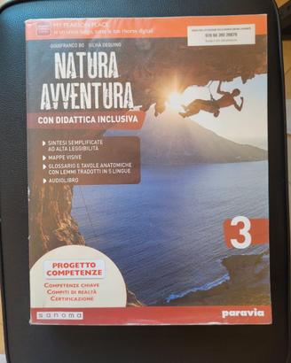 Libro SCIENZE terza media - Natura avventura 3
