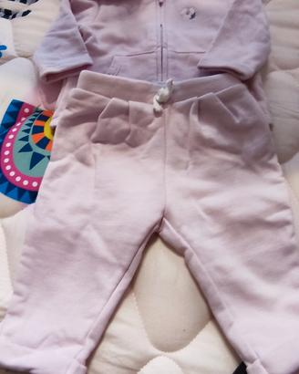 Completino in felpa - Taglia 68