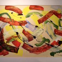 quadro "Smalto su carta" 60x40 cm, Luigi Montanari