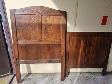 Struttura letto a barca singolo