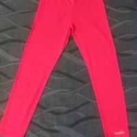 Leggins nuovi bambina fucsia taglia XL cotone