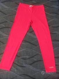 Leggins nuovi bambina fucsia taglia XL cotone