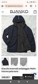 giacca double face Bjanko Milano 