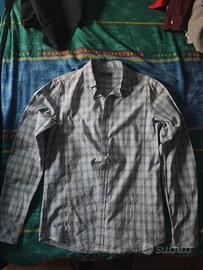 Camicia uomo a quadri con toppe - Taglia 40