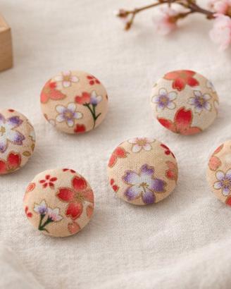 Bottoni in cotone giapponese 