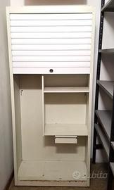 Mobile in metallo x ripostiglio dispensa 180x80x40