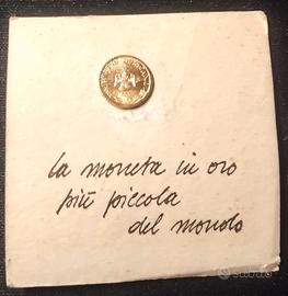 Moneta ORO IMPERIO MEXICANO 1865 MAXIMILIANO