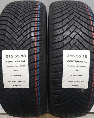 2 GOMME 215 55 18 CONTINENTAL BR1426