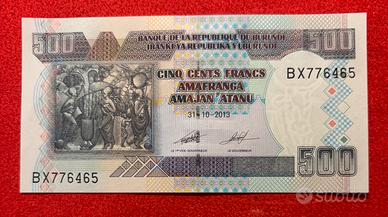 Banconote Burundi