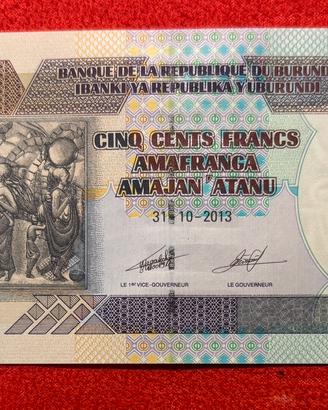 Banconote Burundi
