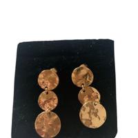 Orecchini acciaio dorato