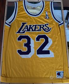 Jersey NBA Magic Johnson Lakers Champion