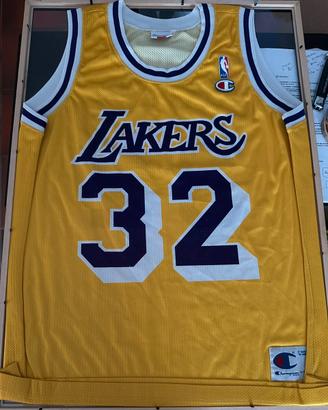 Jersey NBA Magic Johnson Lakers Champion