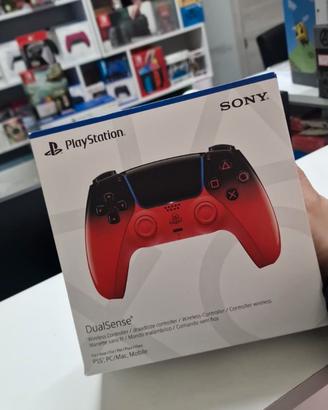 SONY PAD DUALSENSE  TECHNO RED PS5 NUOVO SIGILLATO