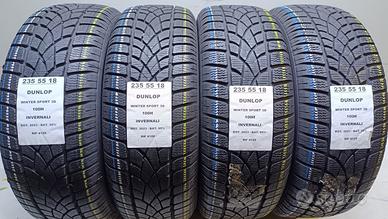 4 GOMME 235 55 18 DUNLOP INV RIF4129