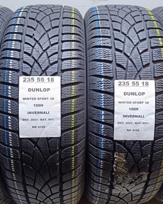 4 GOMME 235 55 18 DUNLOP INV RIF4129