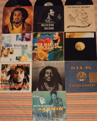 BOB MARLEY LOTTO 10 X VINILE 12