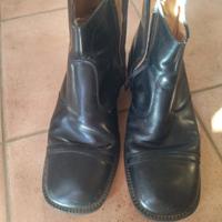 stivaletti vintage uomo shoemaker's pelle anni 80 