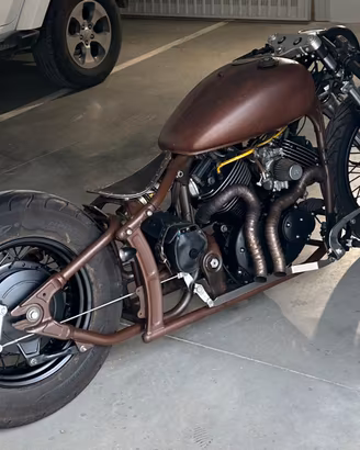 Yamaha XVS 650 Drag Star Bobber Custom Rat Bike