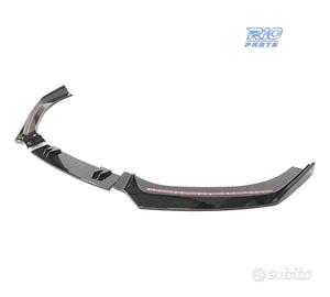 SPOILER LIP PER AUDI A4 B9 16- LOOK RS4 NERO