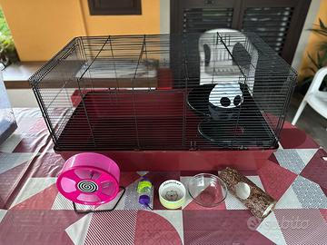 GABBIA E ACCESSORI PER CRICETI