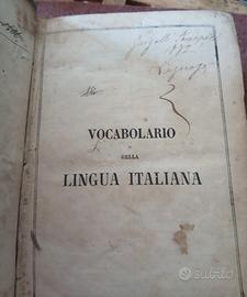 vocabolario lingua italiana 1865 