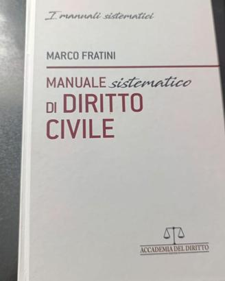 MANUALE SISTEMATICO DI DIRITTO CIVILE FRATINI