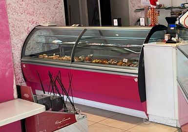 Vetrina pasticceria ventilata positiva