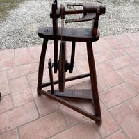Antico Arcolaio/filatoio in legno