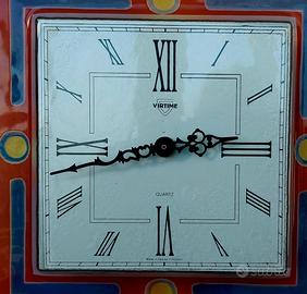 Orologio da parete in vetro di murano perfetto.