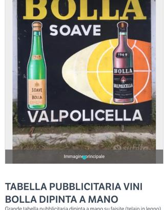 pubblicità vini bolla