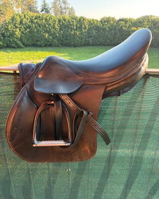 Sella da equitazione Pariani Oxer nera