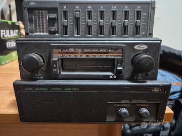 autoradio amplificatore equalizzatore ford anni 90