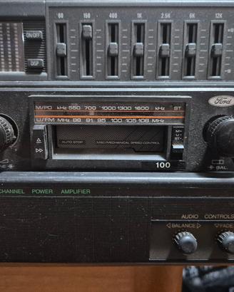 autoradio amplificatore equalizzatore ford anni 90