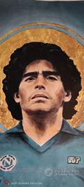 Stampa su Tela Diego Armando Maradona 30x40