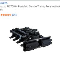 Porta bici con gancio traino