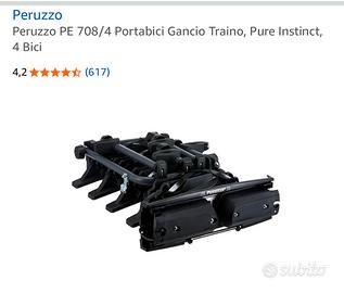 Porta bici con gancio traino