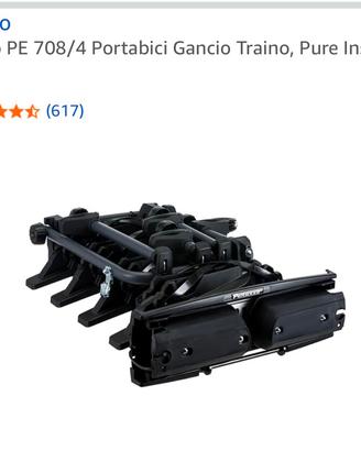 Porta bici con gancio traino