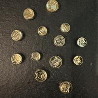 Lotto 13 monete playmobil vari valori anni 90