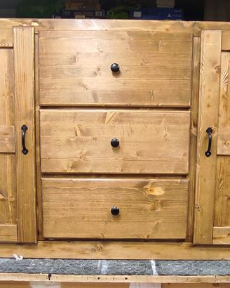 mobile stile rustico industriale 