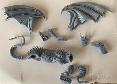 Lotto miniature del Drago di Moria e Balrog