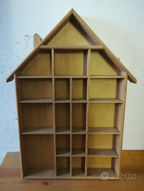 Bacheca portaoggetti legno