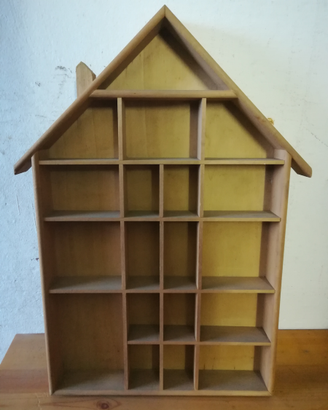 Bacheca portaoggetti legno