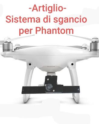 Sganco meccanico da pesca x DRONI senza tel