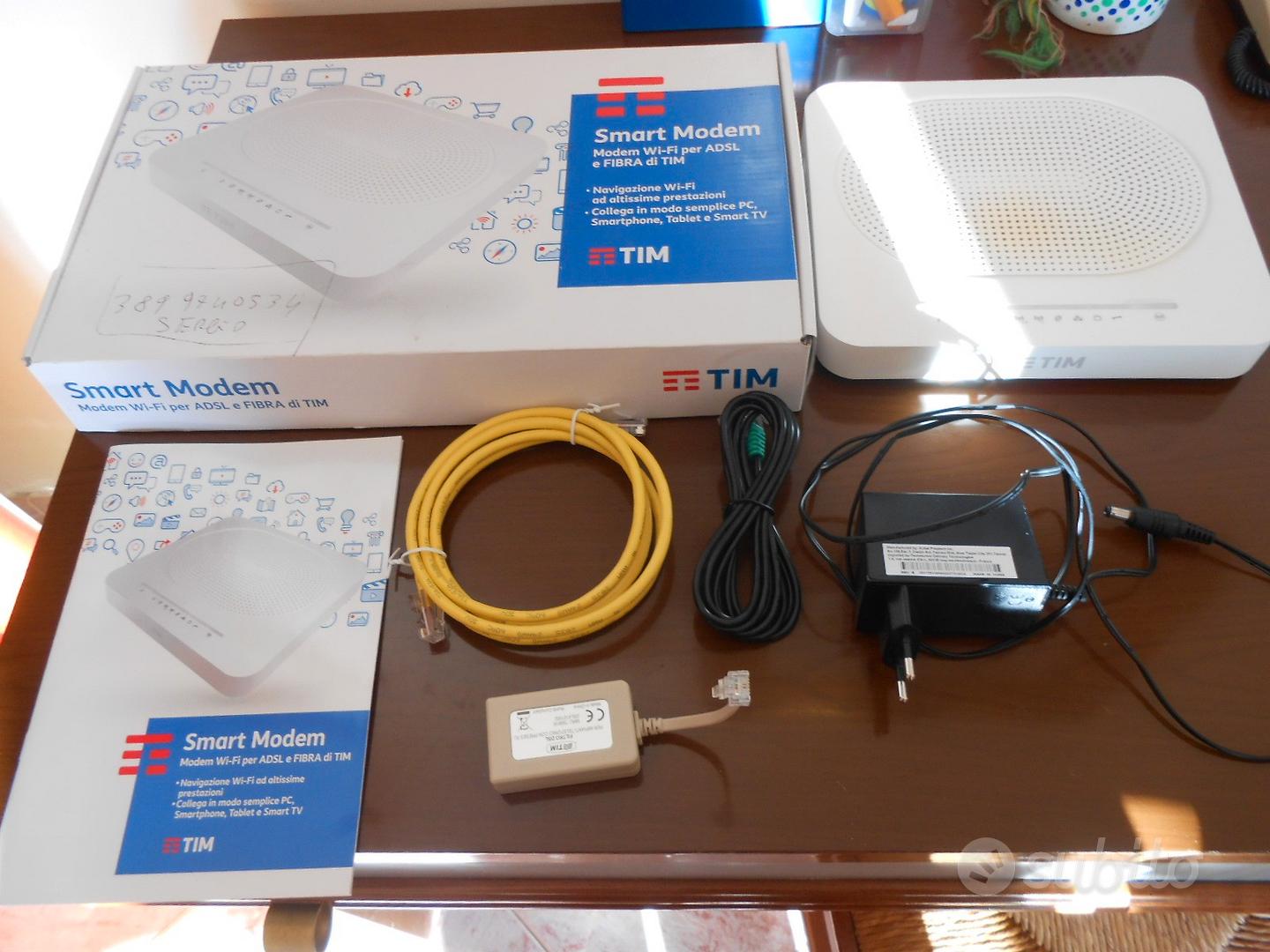 Smart modem router wifi adsl fibra tim fibra - Informatica In vendita a  Lecce