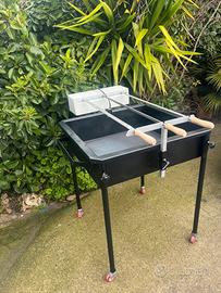 🔥💥Barbecue con 3 girarrosti elettrici 💥🔥