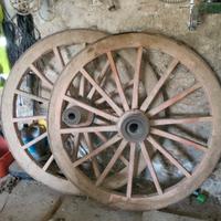 ruote carro origjnali da amatori in legno