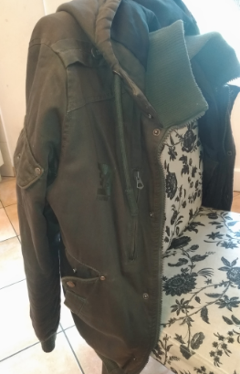 Giaccone Bershka verde militare L
