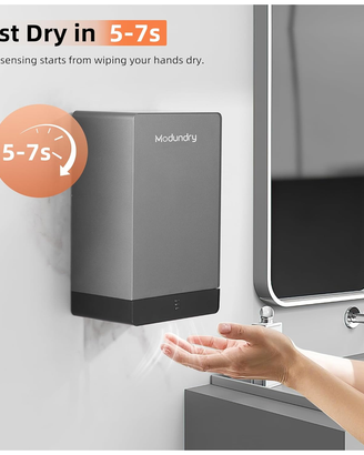 Asciugamani Elettrico ad Aria con Sensore Modundry